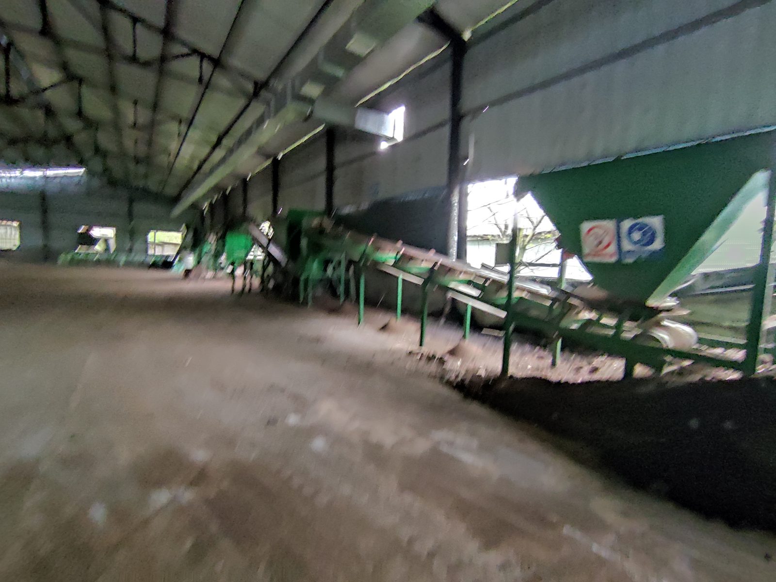Upgrading equipment on an operating organic fertilizer plant