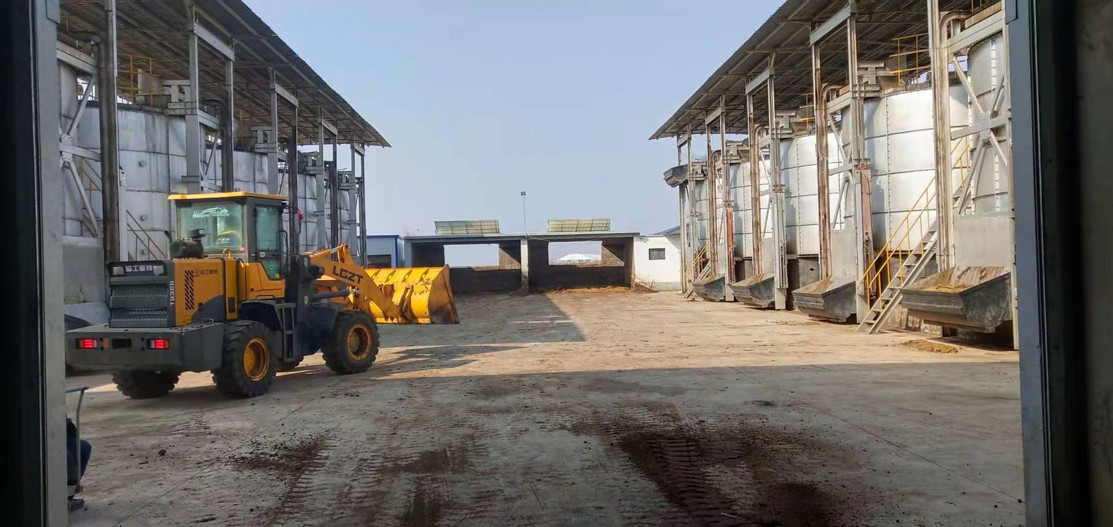 Delivered organic fertilizer plant in operation
